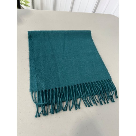 Christian Dior Monsieur Fringe Trim Scarf Acrylic Wrap Fall Winter Cozy Knit - Picture 4 of 7